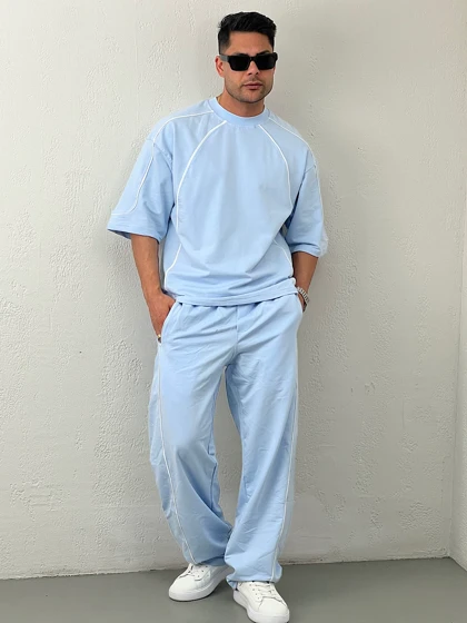 ست مردانه تیشرت و شلوار مغزی خور