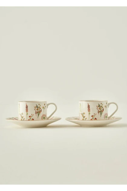 فنجان چای دو نفره Bella Maison مدل Flores - چندرنگ