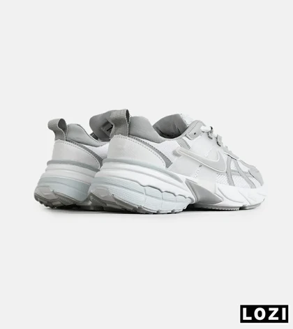 کفش کتانی مردانه و زنانه سفید طوسی Nike Cushlon V2K مدل 7795