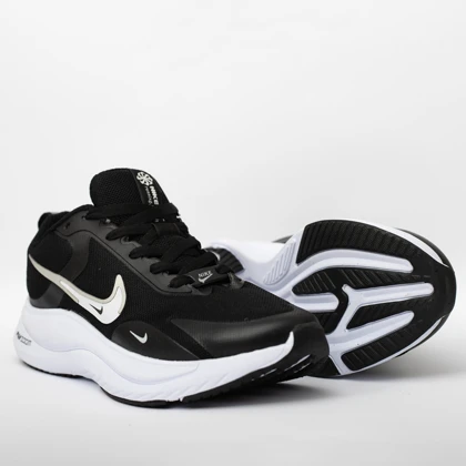 کفش کتانی نایک زوم طرح گل مشکی Nike Air Zoom Flower کد 275507