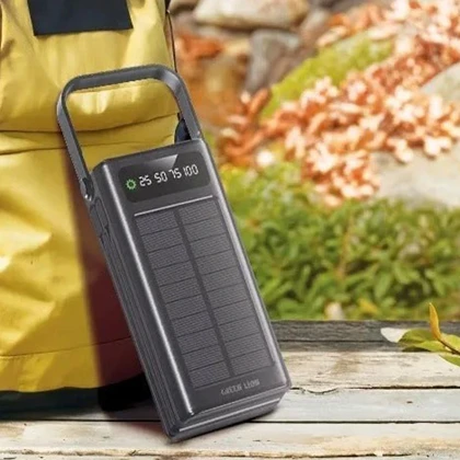 پاوربانک سولار فست خورشیدی گرین لاین مدل Solar X ظرفیت 30000 میلی آمپر بر ساعت