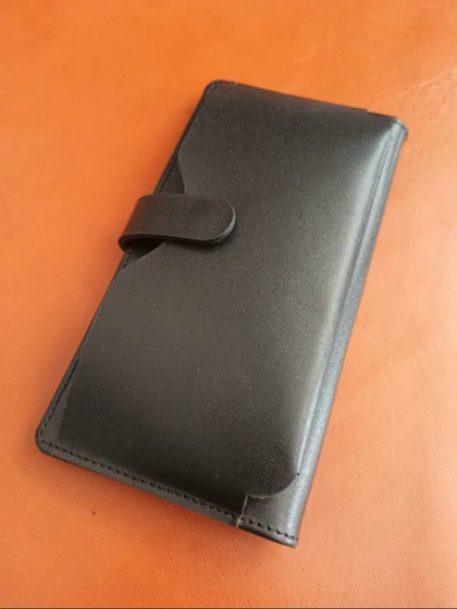 کیف پول دستی چرم طبیعی