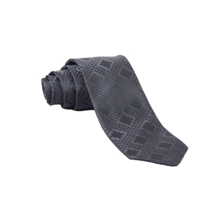 ست کراوات و پوشت طرحدار مشکی 98114