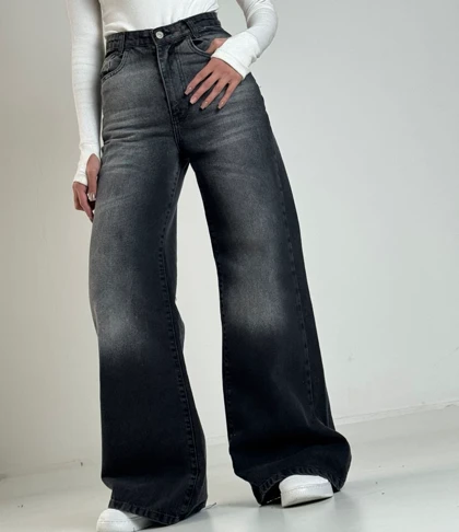 شلوار  بگ ذغالی کد 1000200