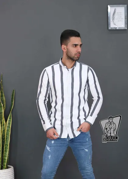 پیراهن راه راه مردانه POLO