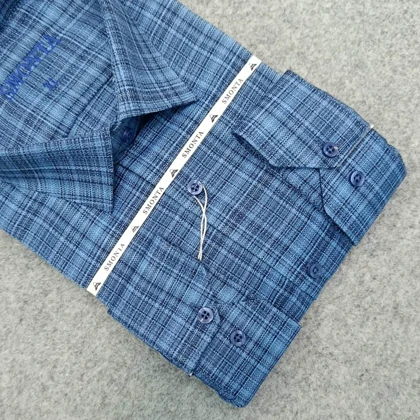 پیراهن طرحدار مردانه قواره ازاد ( قواره کلاسیک ) _ استین بلند