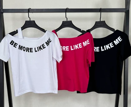 کراپ یقه باز مدل مارال