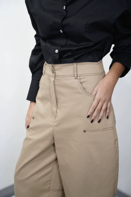 شلوار بالنی پرچدار