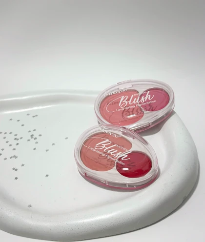 🌸✨ رژگونه دو رنگ پودری میس لارا