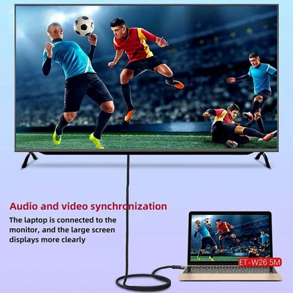 کابل HDMI ارلدام Earldom مدل ET-W26 طول 5 متر 4K