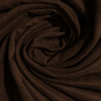 روتختی مینیمال کتان مخمل طرح مربع قهوه ای کد 102400