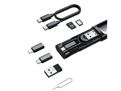 مجموعه کابل چند کاره تایپ سی، یو اس بی, میکرو و لایتنینگ مک دودو Mcdodo WF-1720 Multifunctional Cable Storage Box