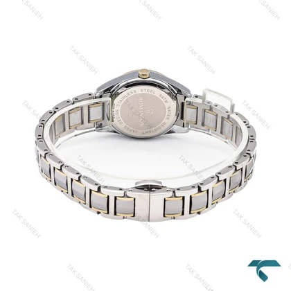 ساعت مچی رومانسون زنانه دورنگ طلایی صفحه سبز Romanson-6203-L