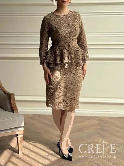 بلوز دامن مخمل گیپور