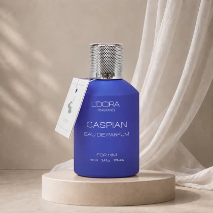 ادوپرفیوم مردانه مدل CASPIAN لدورا فرگرنس – 100 میلی‌لیتر