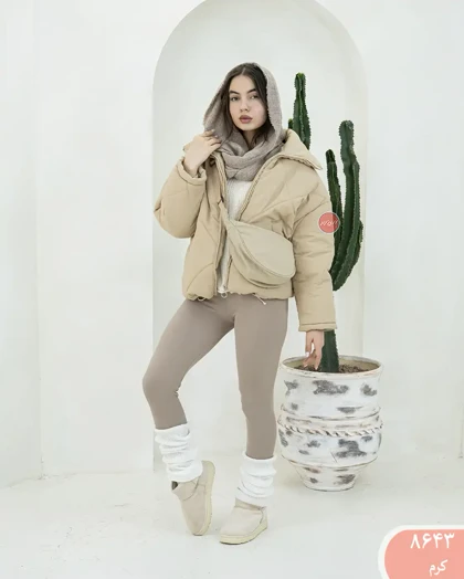 کاپشن کوتاه آرام 8643