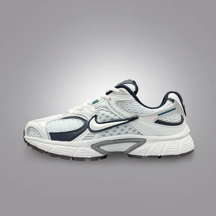 نایک وی فایو V5 سفید سرمه ای زنانه (Nike V5 White Blue Navy) کد 2351