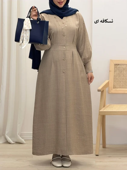 3190-مانتو بلند میناز