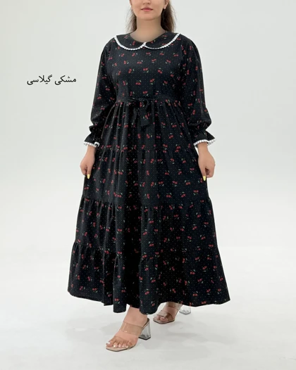 پیراهن بلند گیلاس کد 1858