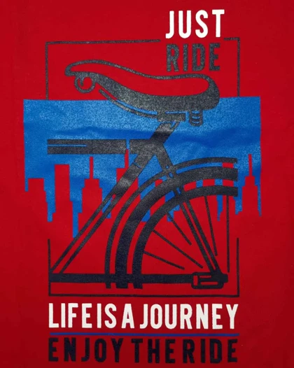 ست راحتی پسرانه آستین بلند نخ پنبه طرح enjoy ride