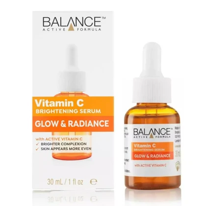 سرم روشن‌کننده و ضدلک پوست بالانس, Balance مدل Vitamin C حاوی ویتامین C حجم 30 میلی‌لیتر