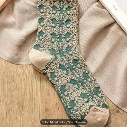 پک 5تایی جوراب فانتزی طرح دار