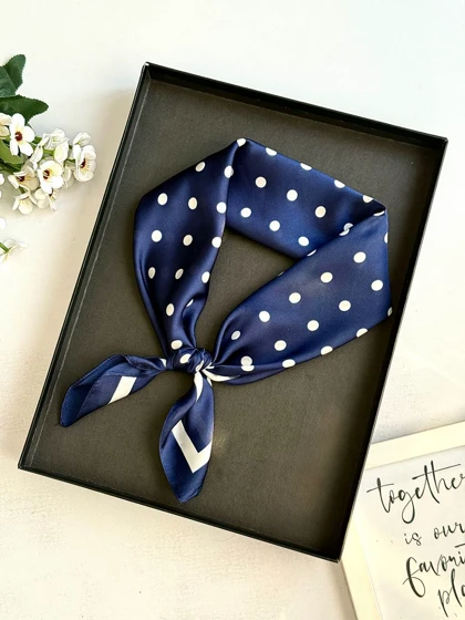 مینی اسکارف ابریشم وارداتی کد 400