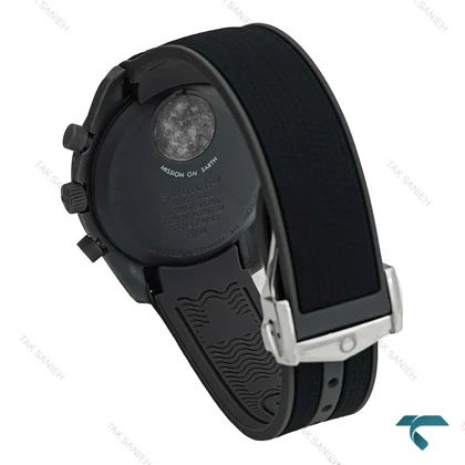 ساعت امگا سواچ بند رابر ماموریت به زمین مشکی Swatch-7606-U