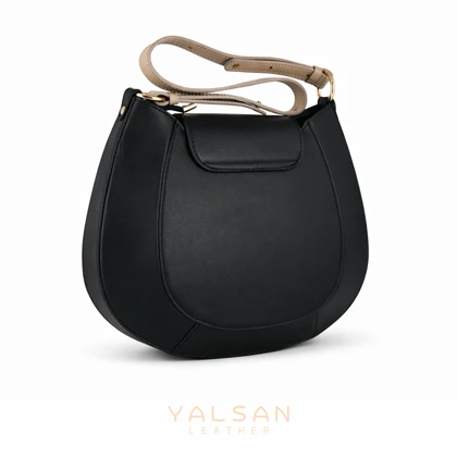 ست کیف و کفش زنانه چرم یلسان مدل آوید کد 959-SELIN-GN
