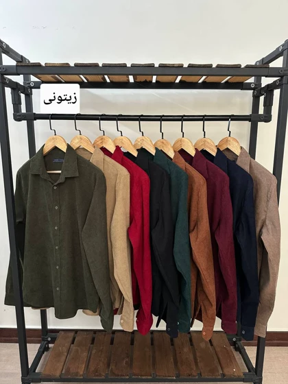 پیراهن مخمل کبریتی 2594