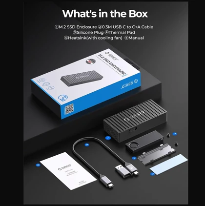 باکس هارد SSD NVMe اوریکو ORICO مدل 9620-C3