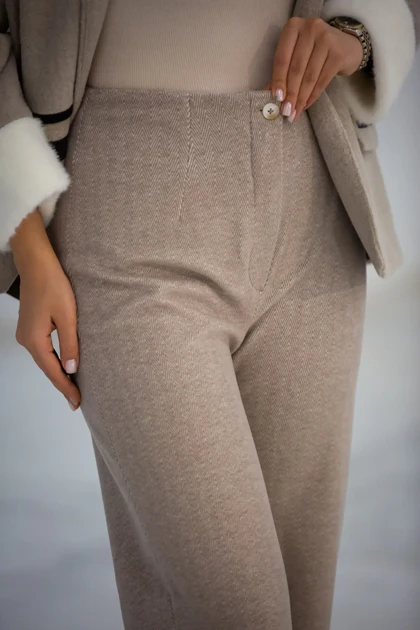 شلوار زنانه کشمیر کمر سر خود