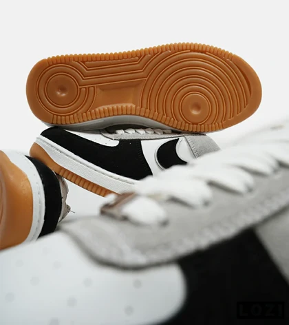 کفش مردانه و زنانه طوسی مشکی سفید NIKE AIR FORCE مدل 5345