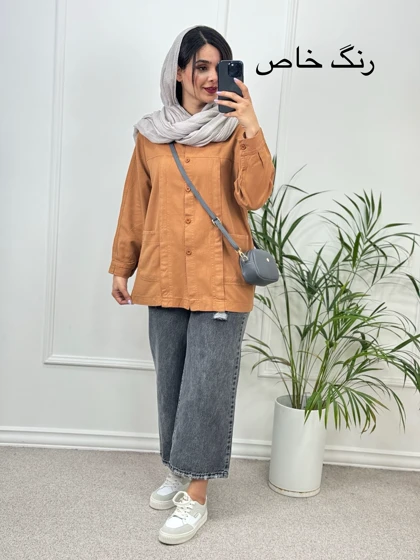 مانتو کتان پنبه همراز