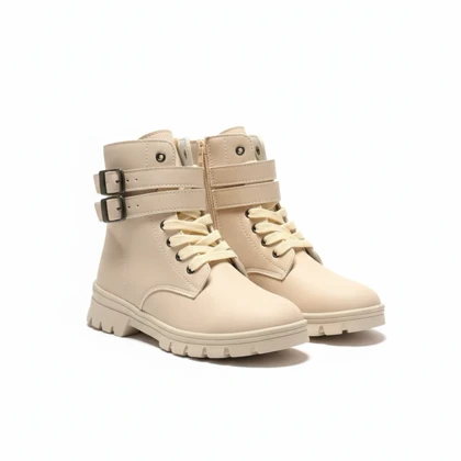 بوت مدل دو سگک کرم کد 294949