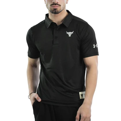 پولوشرت ورزشی مردانه آندر آرمور مدل Heat Gear-399 مشکی