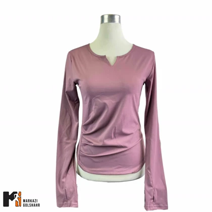 آستین بلند زنانه ورزشی یقه هفت کد 044