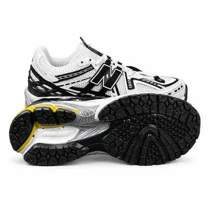 کفش کتانی مردانه نیوبالانس 1906 سفید مشکی New BALANCE 1906