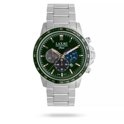 ساعت مچی مردانه لاکسمی بند استیل نقره ای کد Laxmi 8181/4