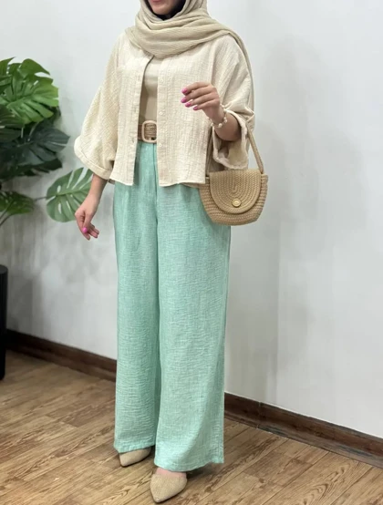 شلوار لینن زارا 1 (با ارسال رایگان)