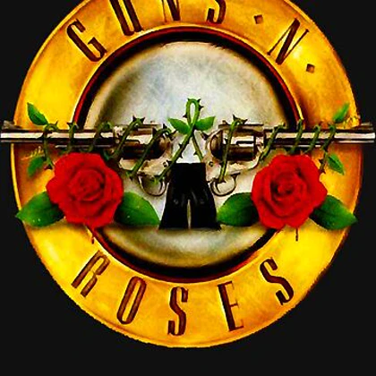 تیشرت guns n roses گانز ان روزز Guns logo classic کد 181576