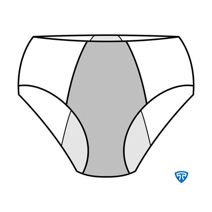 شورت فول‌پد تاپیک کرم مدل لیلیوم