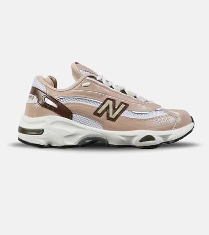 کفش کتانی مردانه و زنانه گلبهی سفید New Balance 1000 مدل 7559