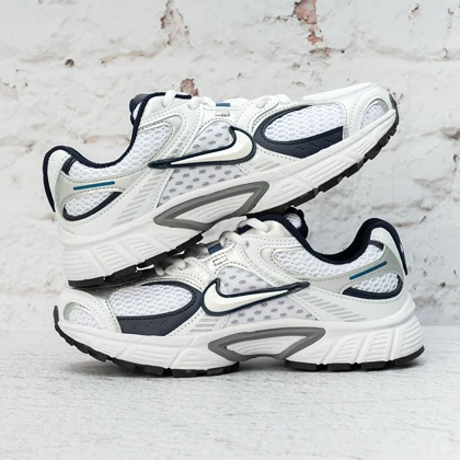 نایک وی فایو V5 سفید سرمه ای زنانه (Nike V5 White Blue Navy) کد 2351