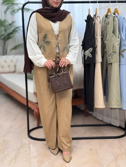 ست ژیله شلوار سنجاقک 3152