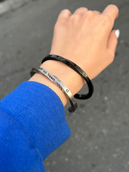 دستبند بنگل مردانه رومی پیچ