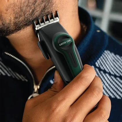 ریش تراش شارژی گرین لاین GREEN LION مدل GNPRHACLIPRBK