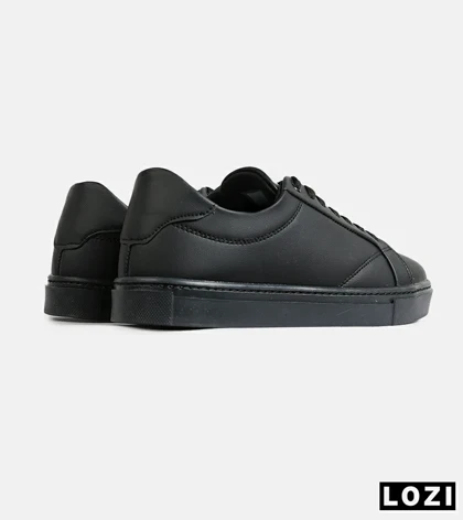 کفش کتانی کژوال مردانه و زنانه مشکی BERSHKA مدل 7764