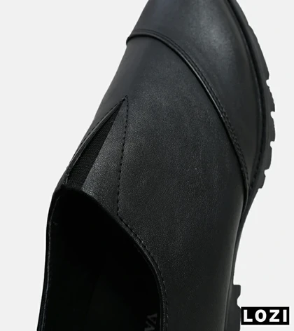 کفش کتانی مردانه مشکی BERSHKA
