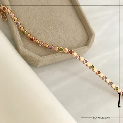 دستبند زنانه مولتی کالر